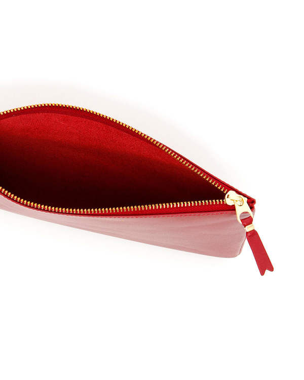 Comme des Garçons Classic Leather Pouch Wallet - Red Comme des Garçons Classic Leather Pouch Wallet - Red