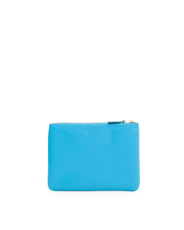 Comme des Garçons Classic Leather Pouch Wallet - Light Blue Comme des Garçons Classic Leather Pouch Wallet - Light Blue