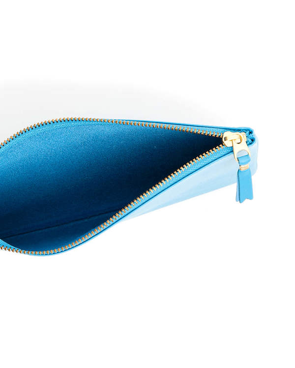 Comme des Garçons Classic Leather Pouch Wallet - Light Blue Comme des Garçons Classic Leather Pouch Wallet - Light Blue