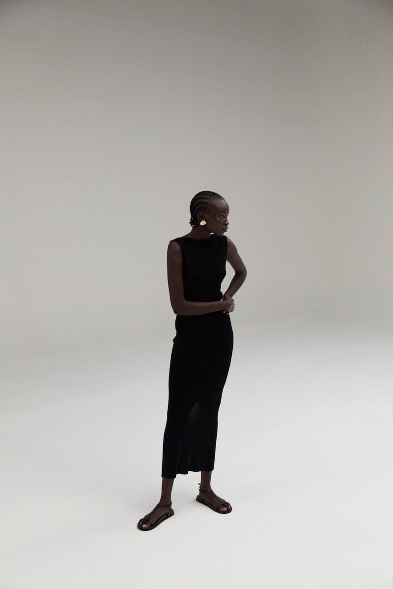 St. Agni Vas Knit Dress - Black | Garmentory St. Agni Vas Knit Dress - Black | Garmentory