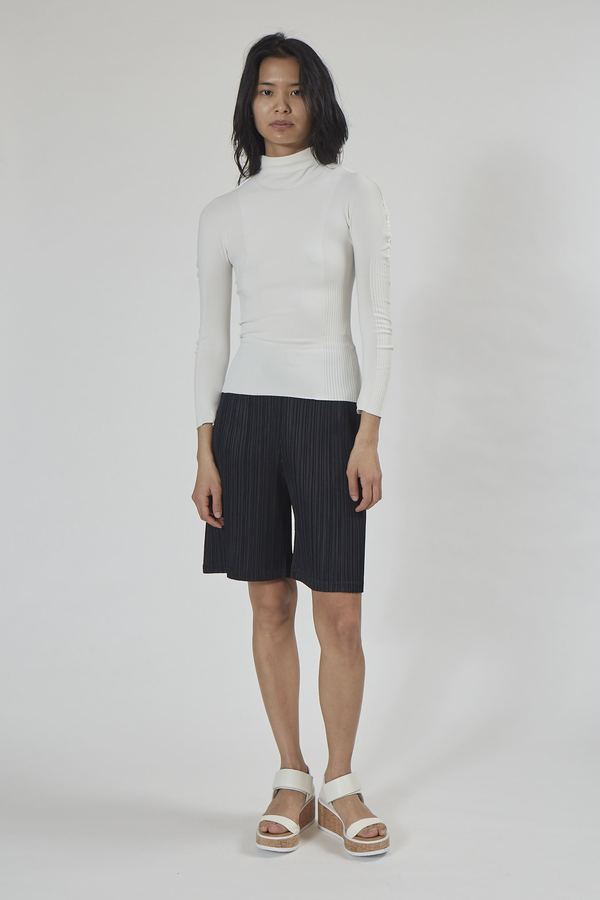 Issey Miyake A-POC Skin Turtleneck - White | Garmentory