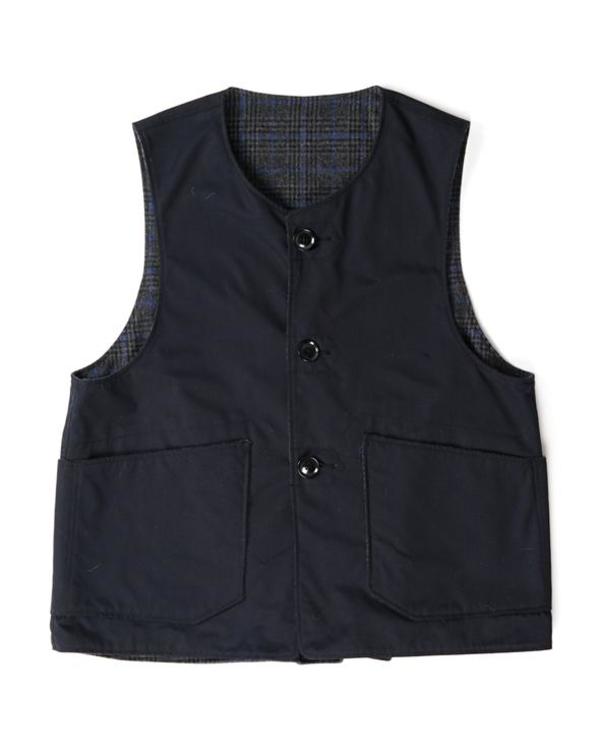 Engineered Garments Over Vest - Dk. Navy PC Poplin Engineered Garments Over Vest - Dk. Navy PC Poplin