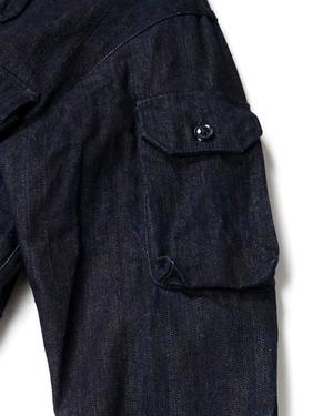 Engineered Garments 10oz Broken Denim Explorer Shirt Jacket - Indigo Engineered Garments 10oz Broken Denim Explorer Shirt Jacket - Indigo