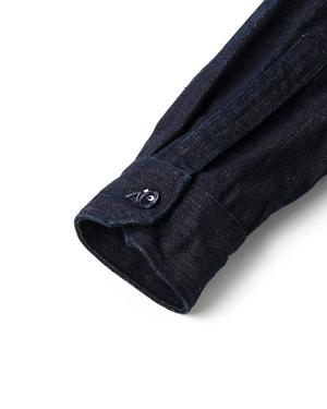 Engineered Garments 10oz Broken Denim Explorer Shirt Jacket - Indigo Engineered Garments 10oz Broken Denim Explorer Shirt Jacket - Indigo