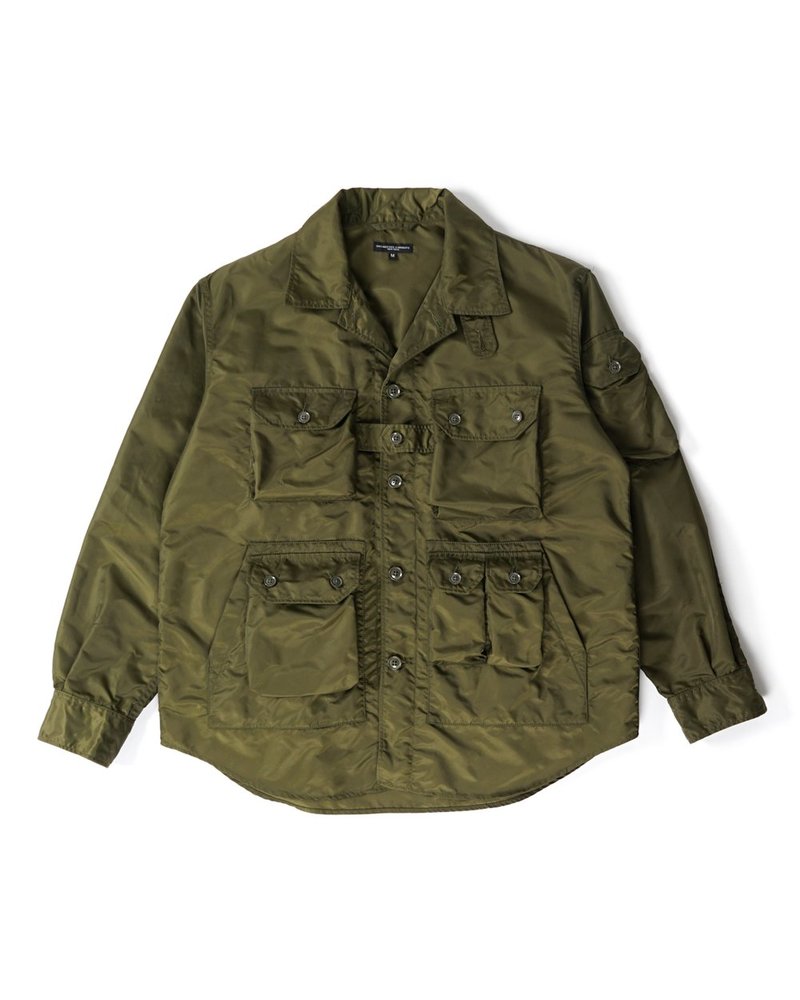 Engineered Garments Flight Satin Nylon Explorer Shirt Jacket 