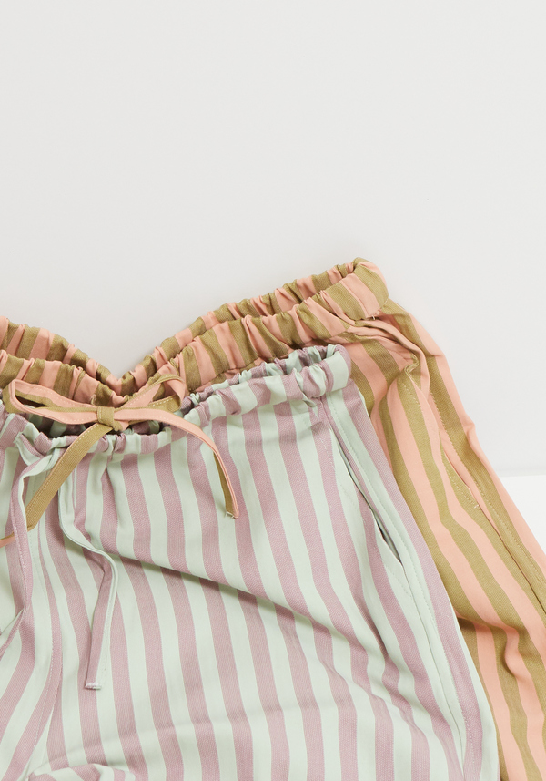 Blanca Tina Pants - Mint/Olive Stripe