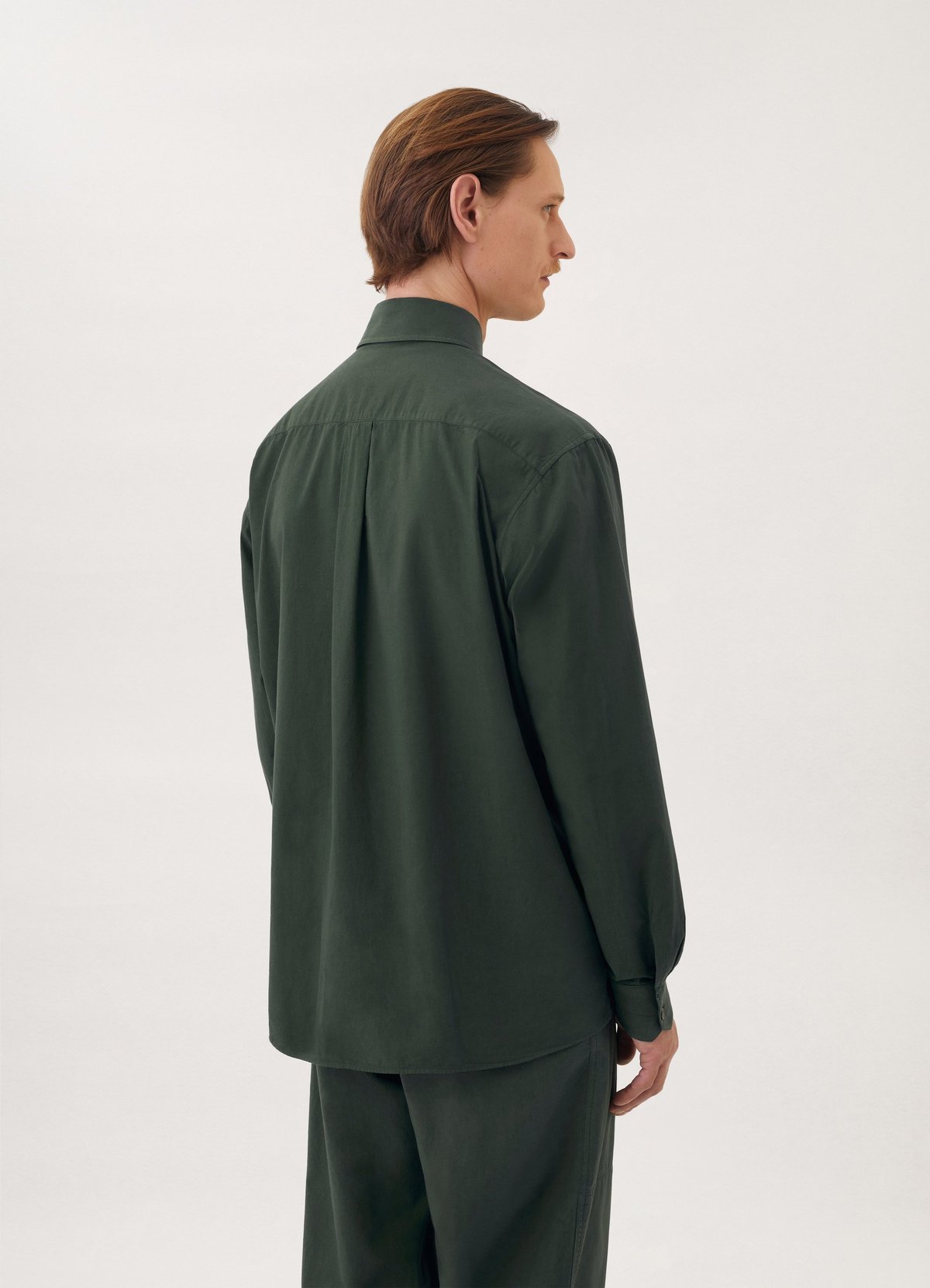 Lemaire Patch pocket shirt - deep forest | Garmentory Lemaire Patch pocket shirt - deep forest | Garmentory