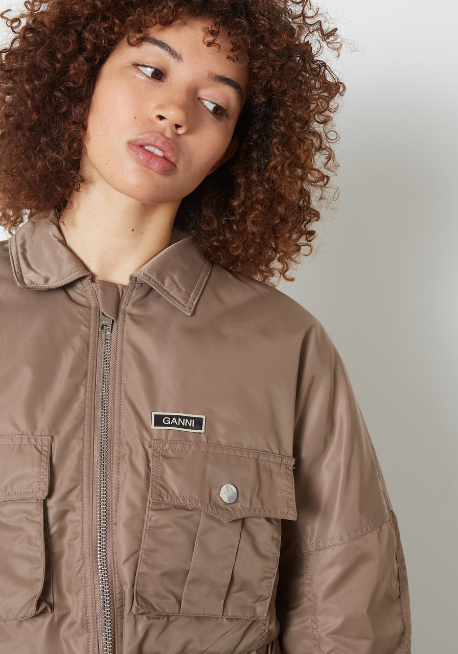 Ganni-Outwear-Nylon-Bomber--