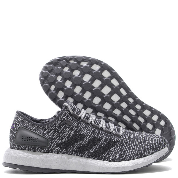 adidas gazelle silver green womens adidas Pureboost Trainer Shoes - Women's - Core Black main image 1