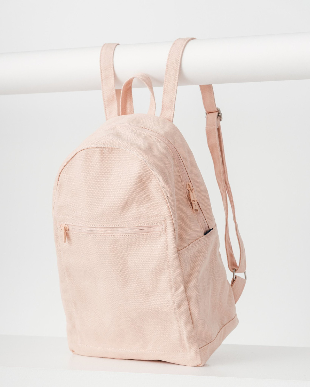 canvas leather backpack pink The Marie Soft Vegan Medium Size With just enough room for the essentials this bag will stay light so that you dont end up carrying it for them Baggu backpack (pink) canvas