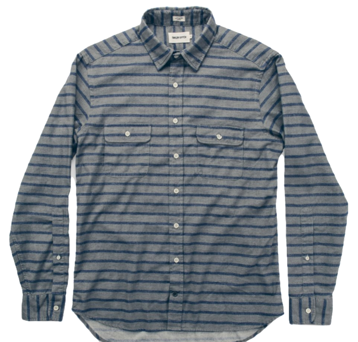 Taylor Stitch The California in Ash & Navy Stripe Garmentory