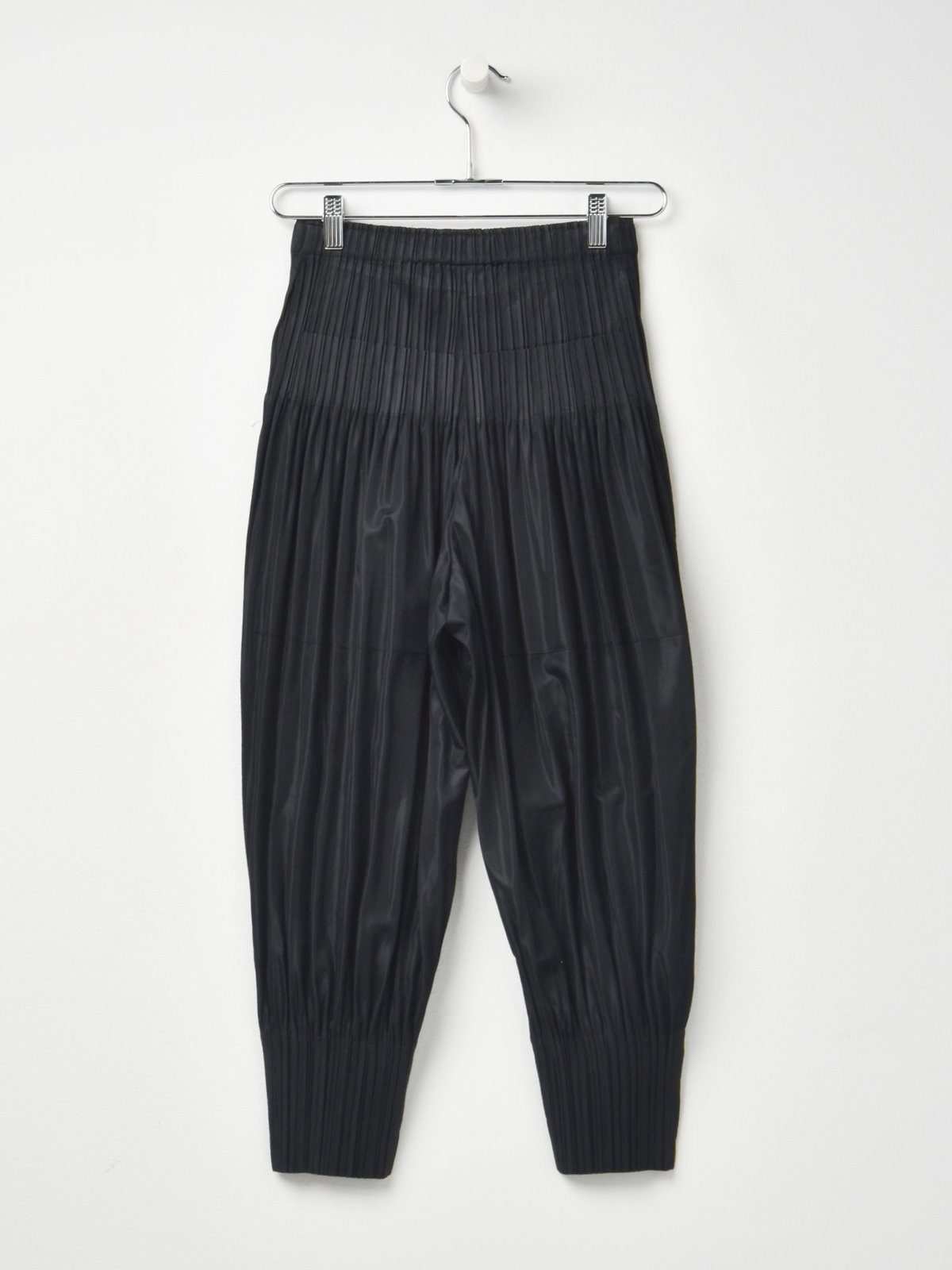 Pleats Please By Issey Miyake Fluffy Basics Pants - Black | Garmentory Pleats Please By Issey Miyake Fluffy Basics Pants - Black | Garmentory