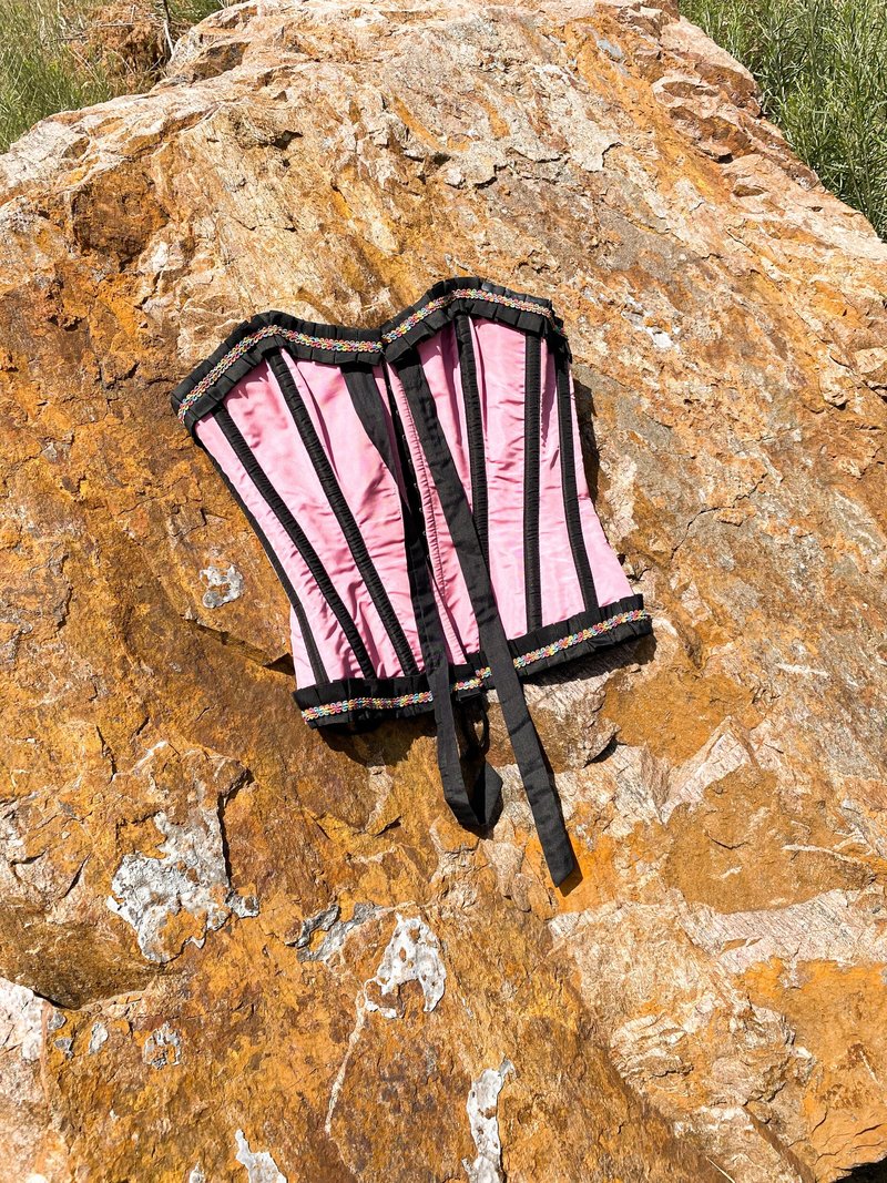 Vintage & Pre-loved LICORICE CORSET - PINK