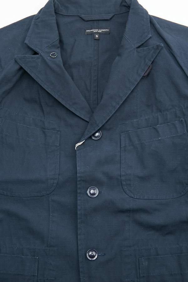 Engineered Garments Bedford Jacket - Dk.Navy Heavyweight Cotton
