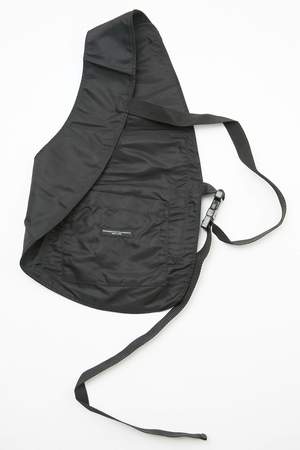 Engineered Garments Shoulder Vest - Black Flight Satin Nylon