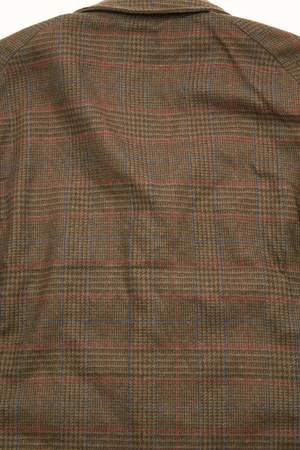 Engineered Garments NB Jacket - Olive/Brown Poly Wool Glen Plaid Engineered Garments NB Jacket - Olive/Brown Poly Wool Glen Plaid