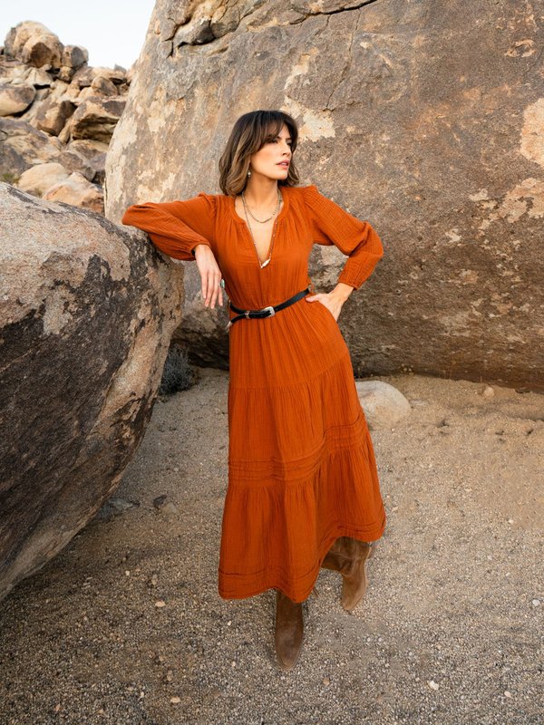 xirena red dress XRENA | The frill of it all. Meet Cassidy in Red Sky, new for Summer 26. # Xirena #XirenaSummer26