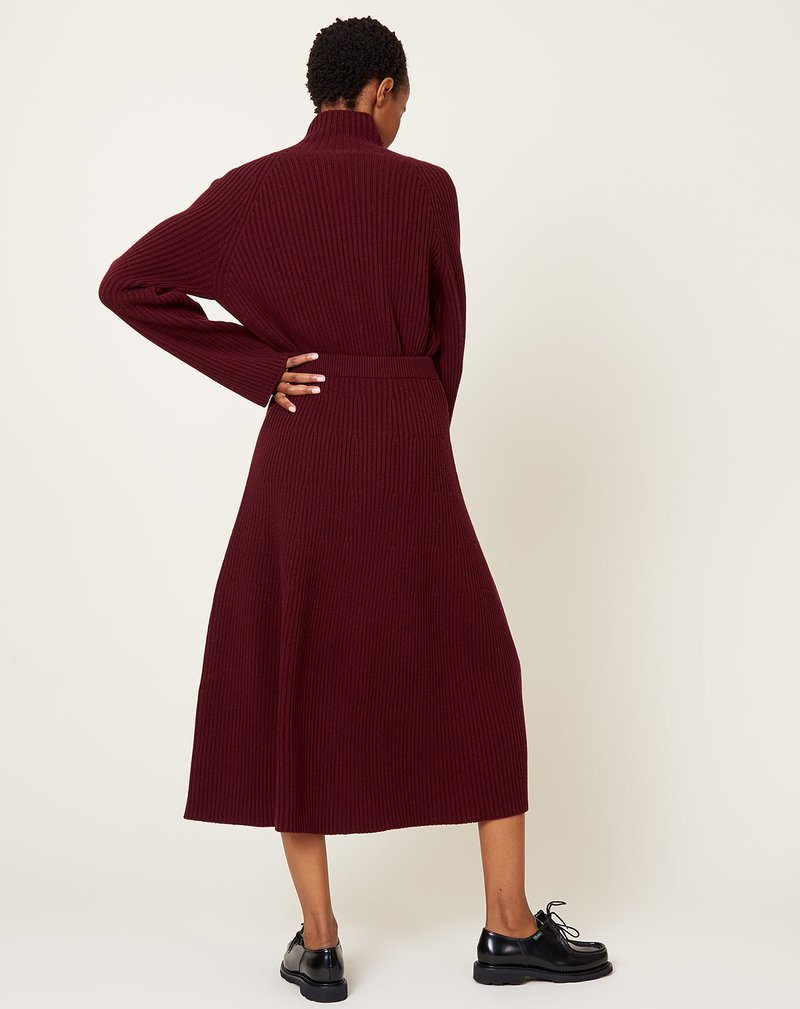Kasar Skirt in Bordeaux