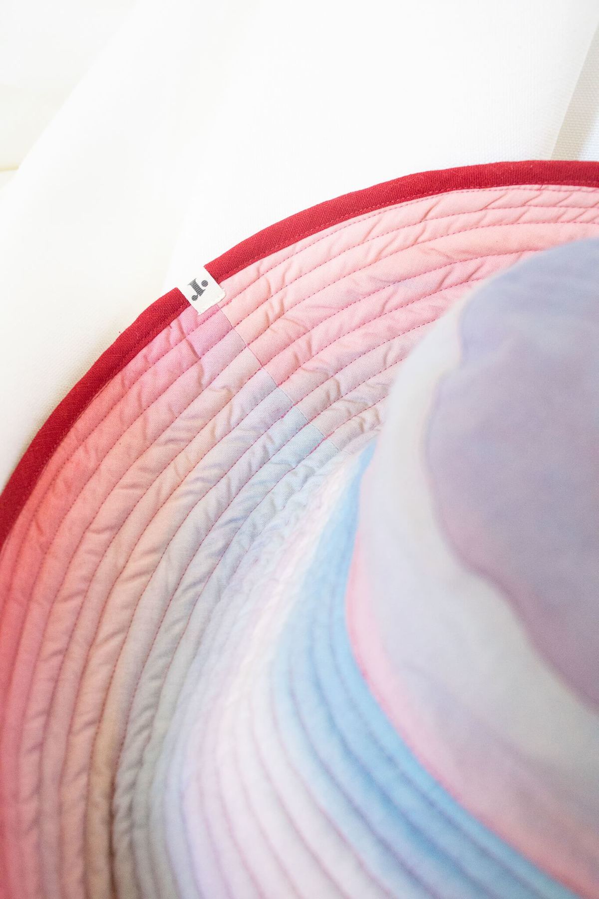 Romualda Tierra Grande Hat in Ruby - Image 5 of 12