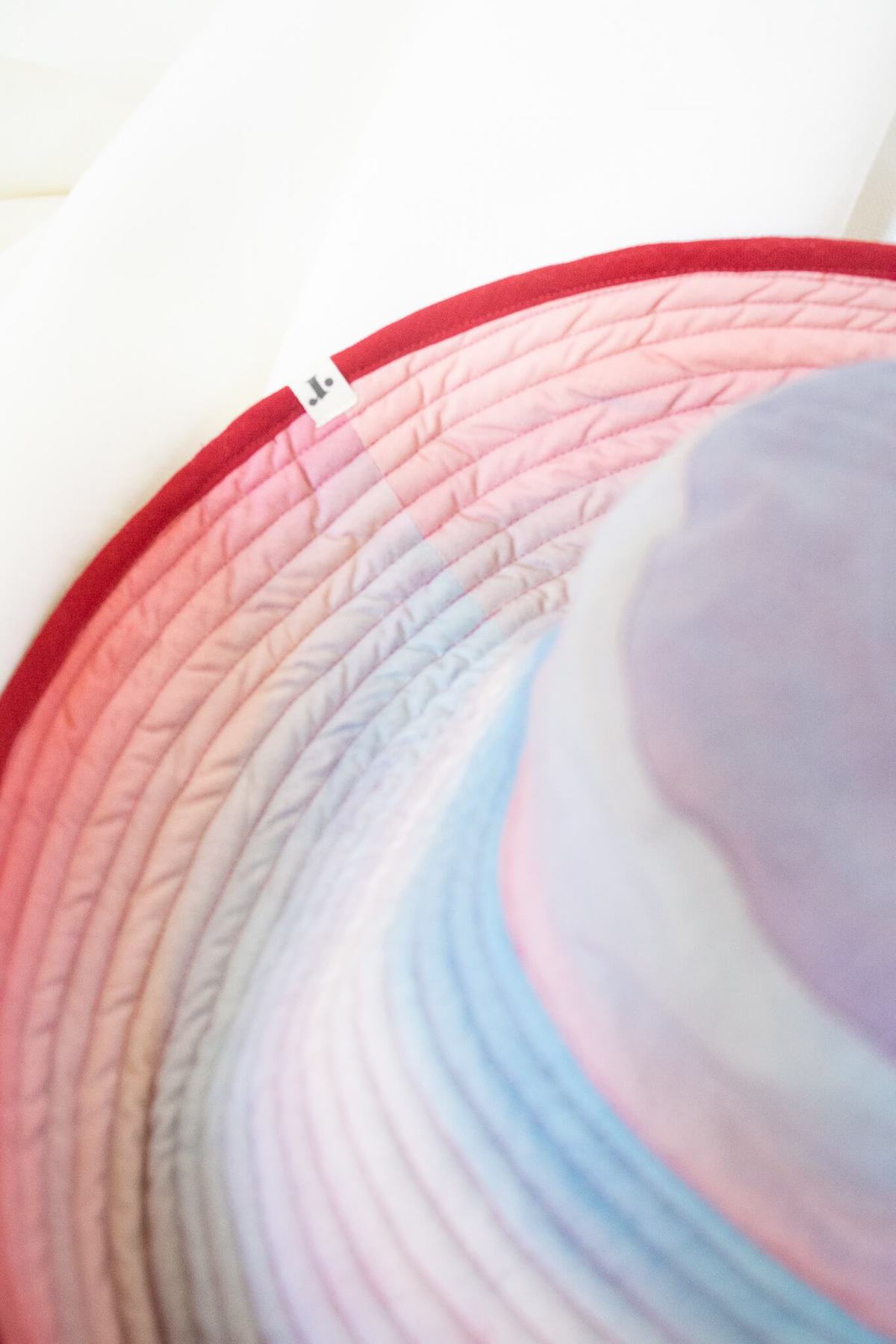 Romualda Tierra Grande Hat in Ruby - Image 6 of 12