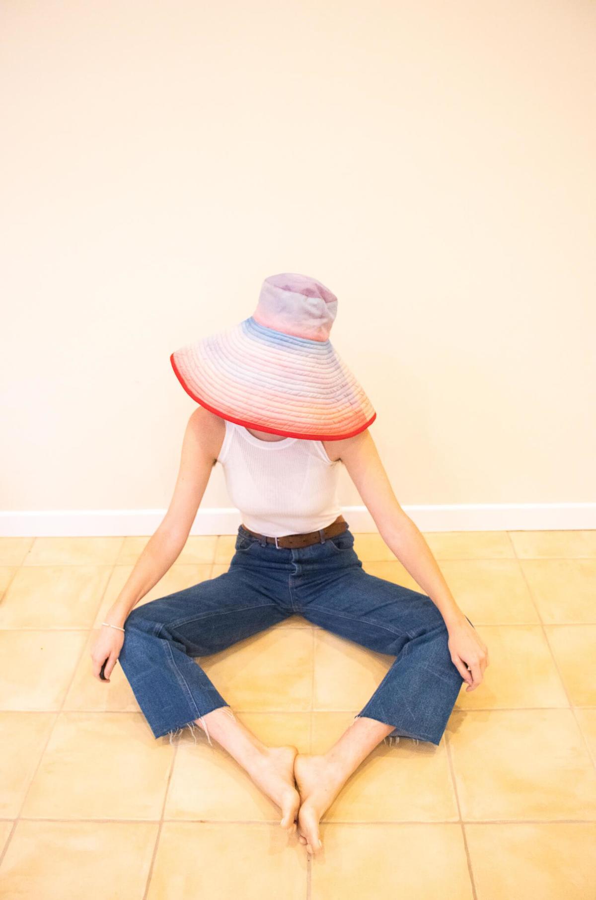 Romualda Tierra Grande Hat in Ruby - Image 2 of 12