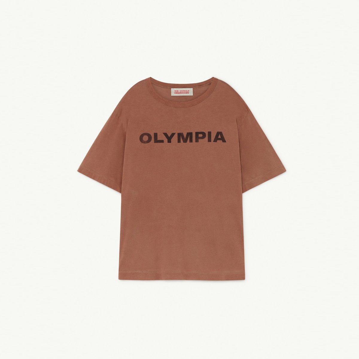 Kids The Animals Observatory Rooster Oversize T-Shirt - Brown Olympia - Image 1 of 4