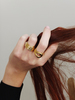 MM Druck Mustang Ring - Gold - Thumbnail 1