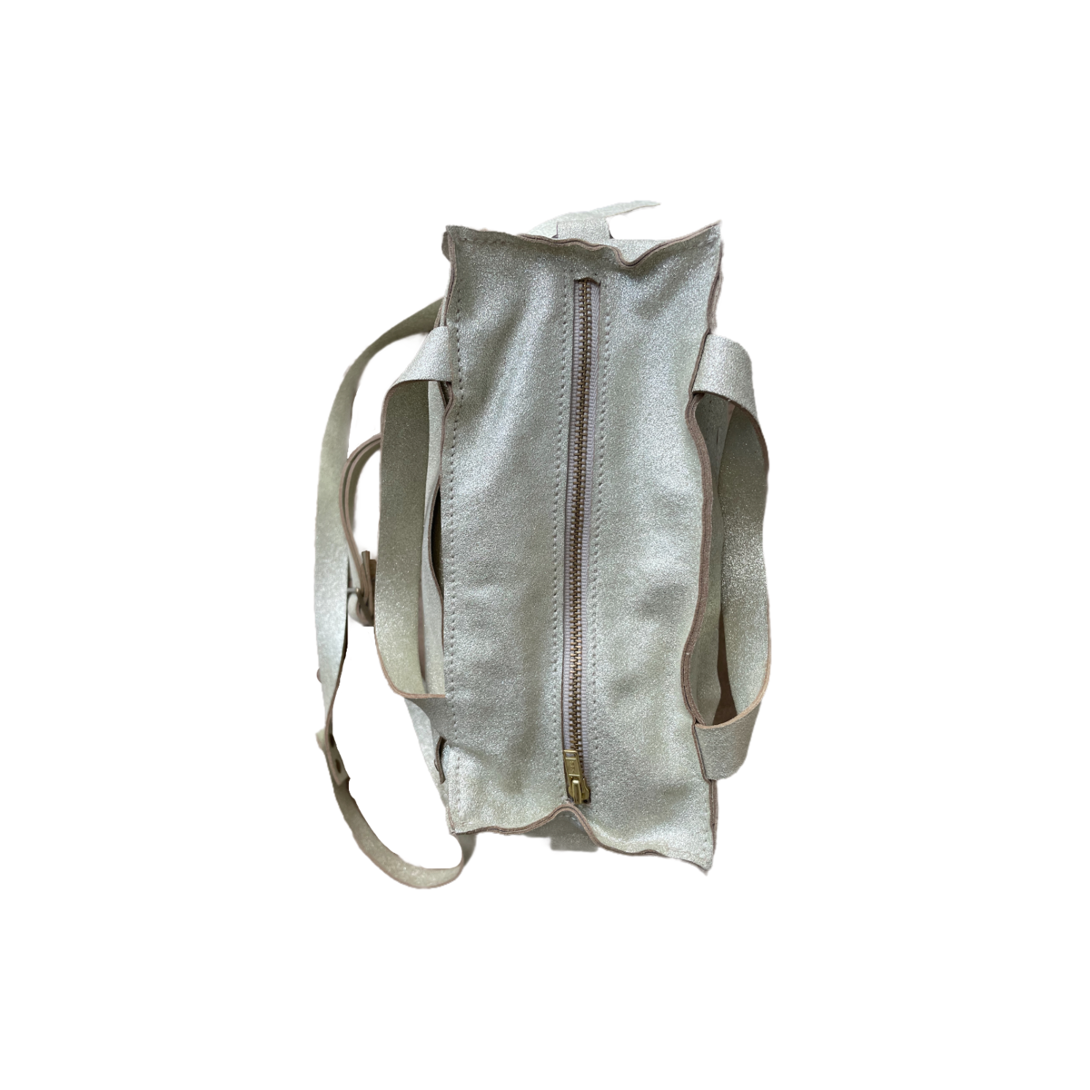 Stitch and Tickle Boxy Shoulder Bag Metallic Garmentory