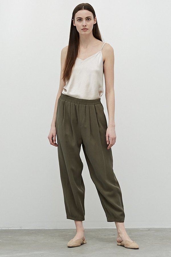 Grade & Gather Funnel Leg Pant - Olive Grade & Gather Funnel Leg Pant - Olive