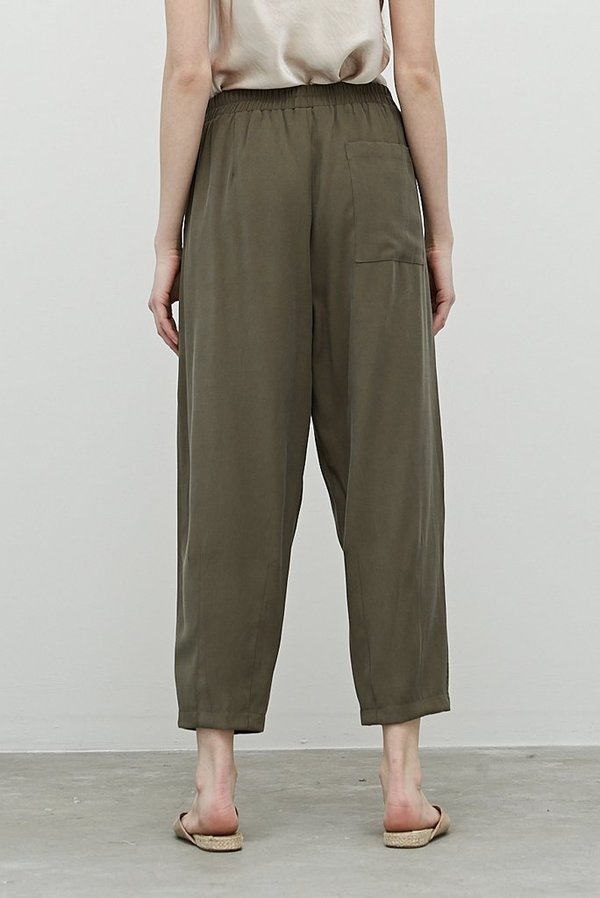 Grade & Gather Funnel Leg Pant - Olive Grade & Gather Funnel Leg Pant - Olive