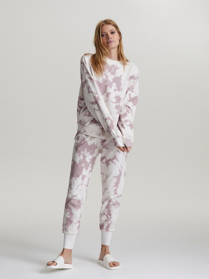 Varley ERWIN SWEATSHIRT taupe tie dye Garmentory