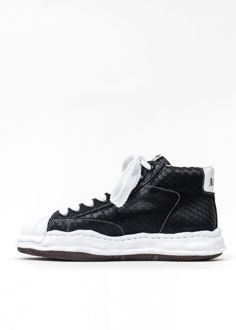 Black shell toe high top best sale