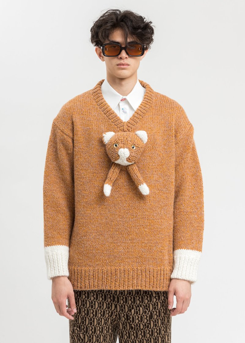 doublet STUFFED CAT HAND-KNITTING SCARF 小物 doublet STUFFED CAT
