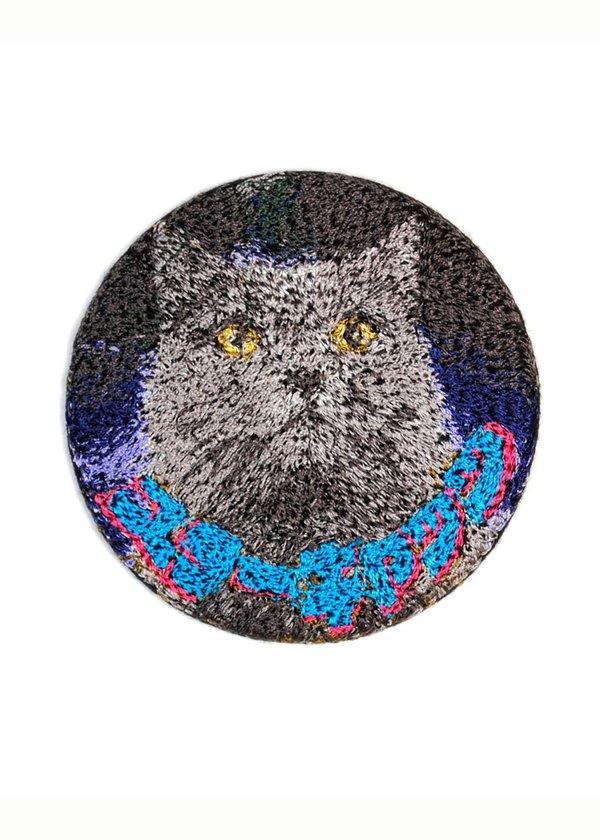 Doublet Cat Embroidery Badge - Multi Doublet Cat Embroidery Badge - Multi