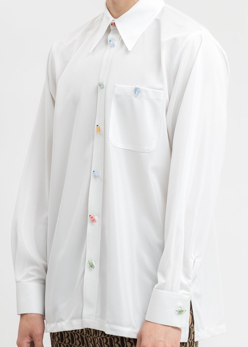 Doublet Recycle Pet Bottle Shirt - White | Garmentory