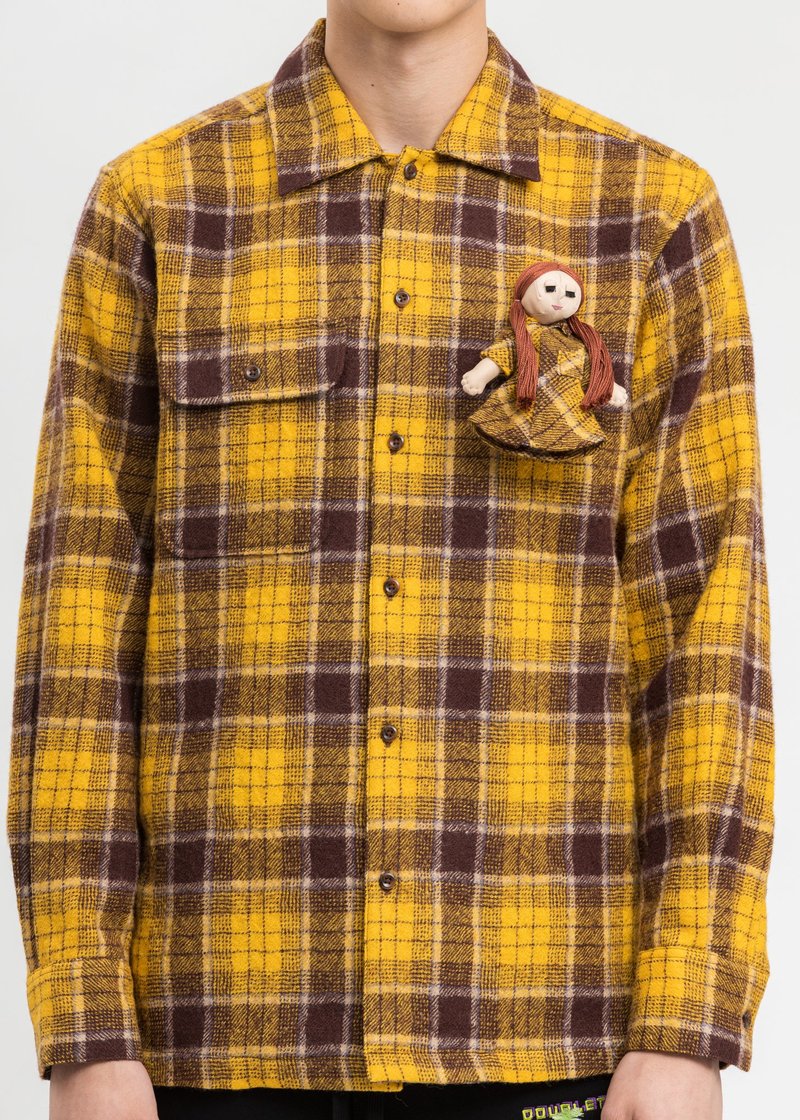 Doublet Shirt With My Doll - Yellow Check | Garmentory