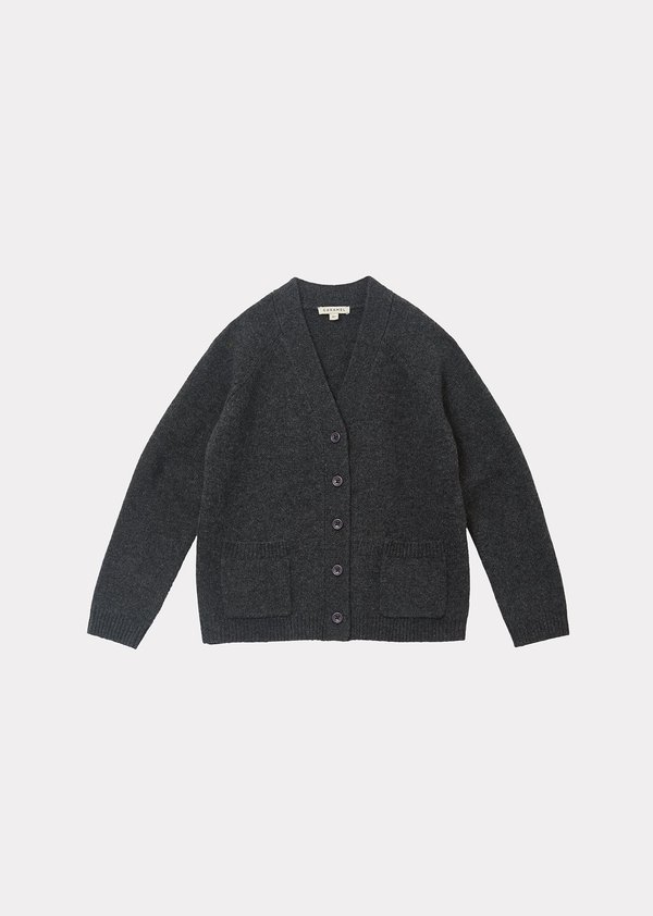 kids Caramel Bailey Cardigan - Charcoal kids Caramel Bailey Cardigan - Charcoal