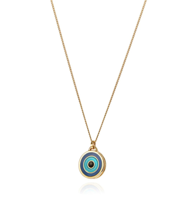 Jenny Bird Evil Eye Pendant - Gold 