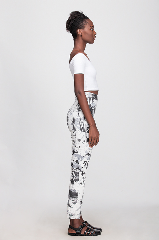 Osei-Duro Vapos Trouser in B&W Abstact Osei-Duro Vapos Trouser in B&W Abstact