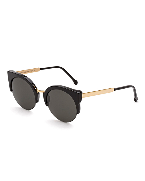 RetroSuperFuture Lucia Sunglasses in Francis Black and Gold RetroSuperFuture Lucia Sunglasses in Francis Black and Gold