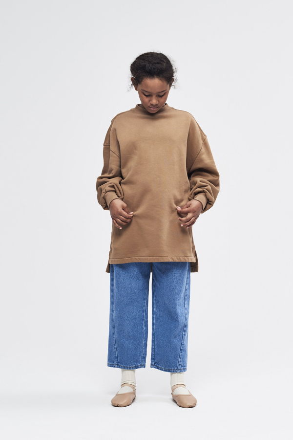 Kids unisex Main Story sweatshirt - Walnut