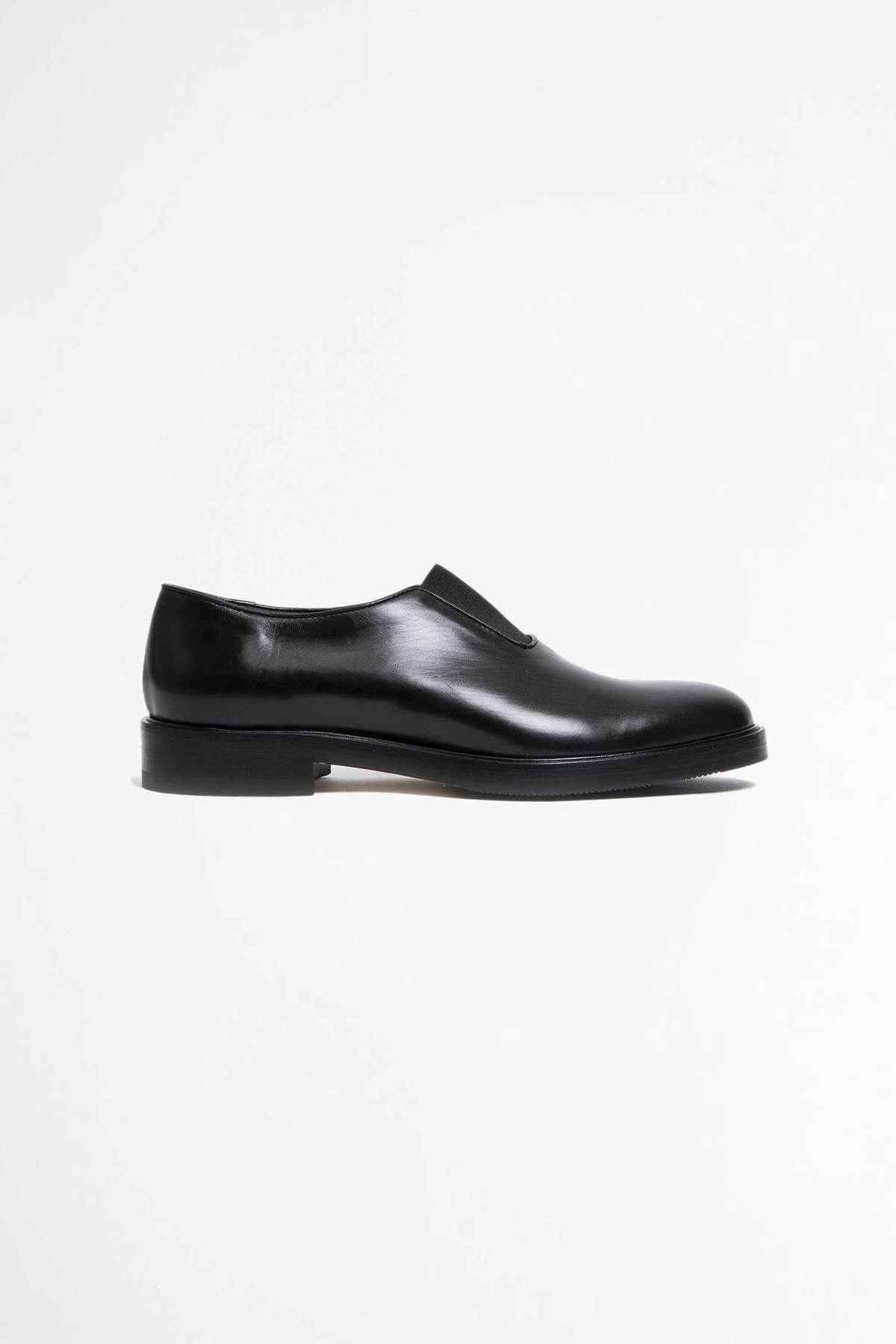 Jacques Soloviere Slip on Marty calf leather loafers - black 