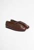 Jacques Soloviere Soulier rubber Matt nappa calf loafers - woody - Thumbnail 2