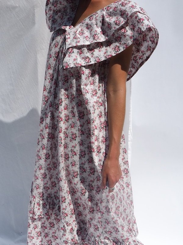 M E C L A Milly Dress Tea Party Floral Garmentory