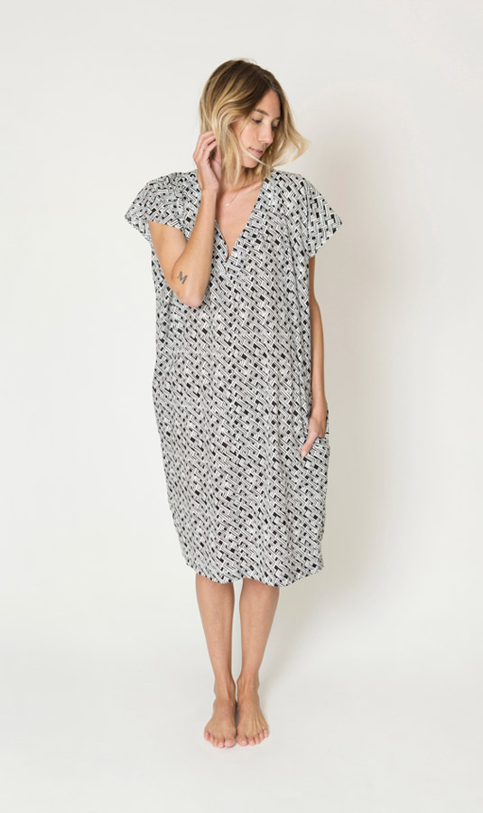 Ilana Kohn Amira Dress in Zigzag Ilana Kohn Amira Dress in Zigzag