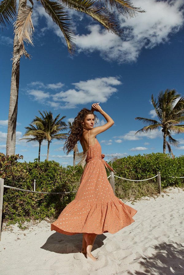 fitted lace wedding dress Cassia Maxi Dress main image 1