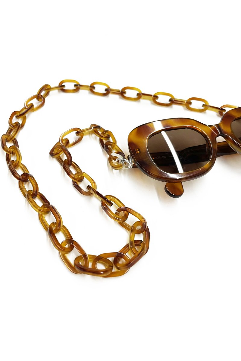 Anna Sui Fellow Earthlings Sunglasses Chain - Amber