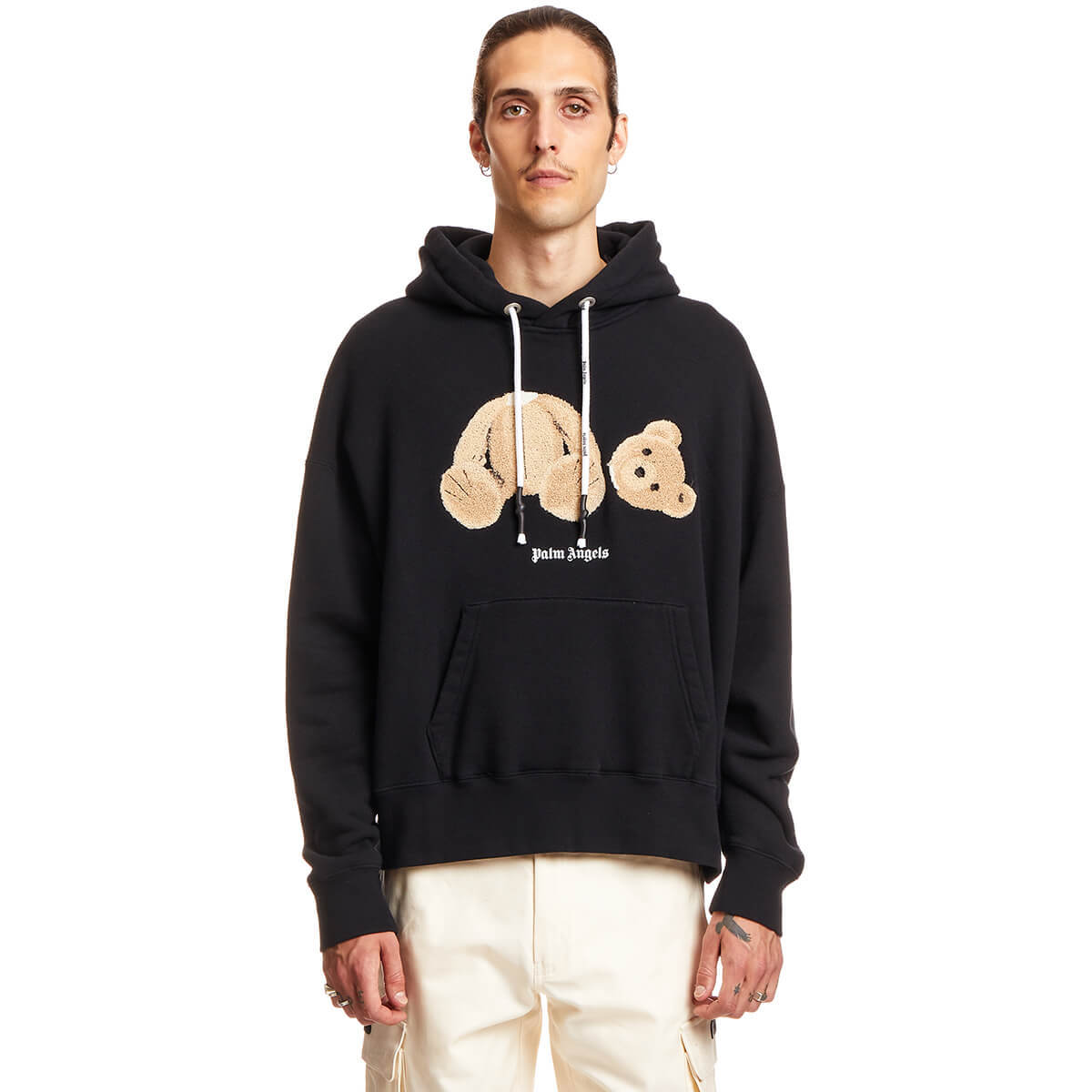 Outfit Palm Angels Teddy Pullover PALM ANGELS Bear Hoodie SWEATER