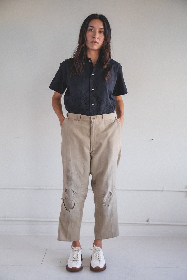 VINTAGE 22 WORK PANTS natural Garmentory