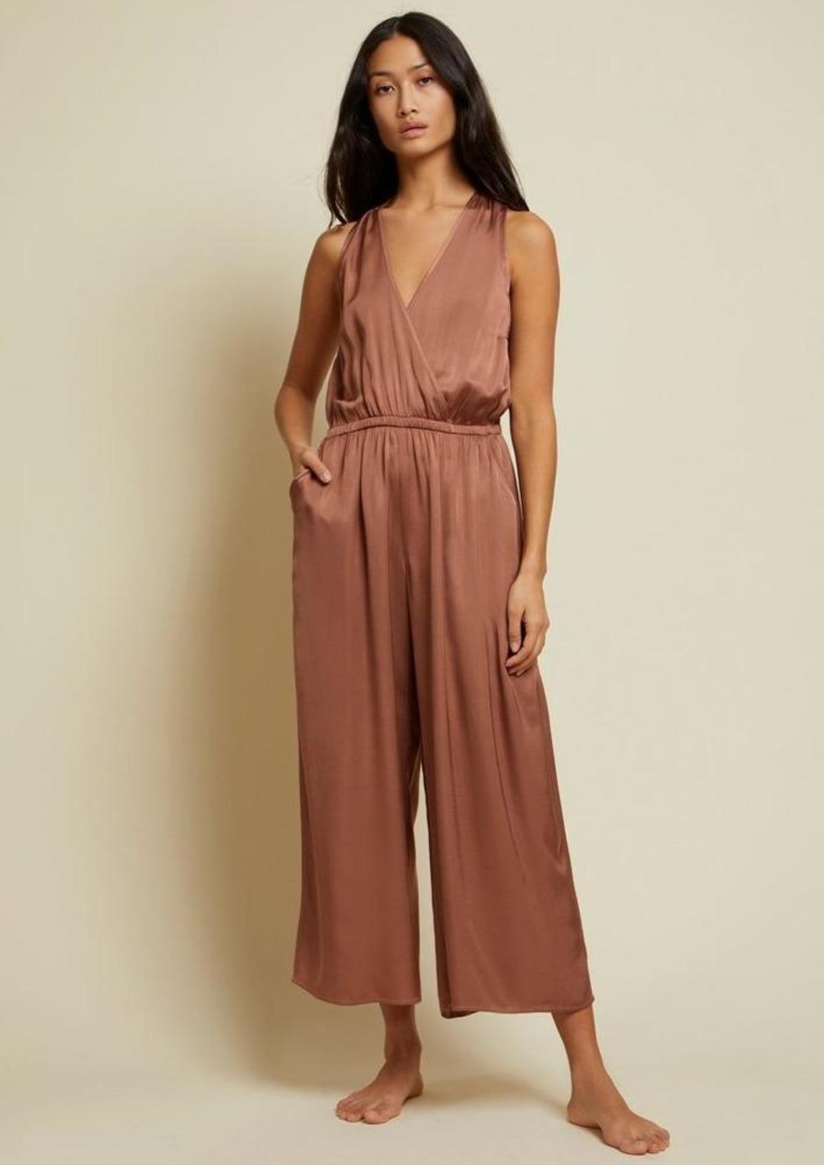 Nation Yanni Draped Pantsuit - Decaf - Image 1 of 1